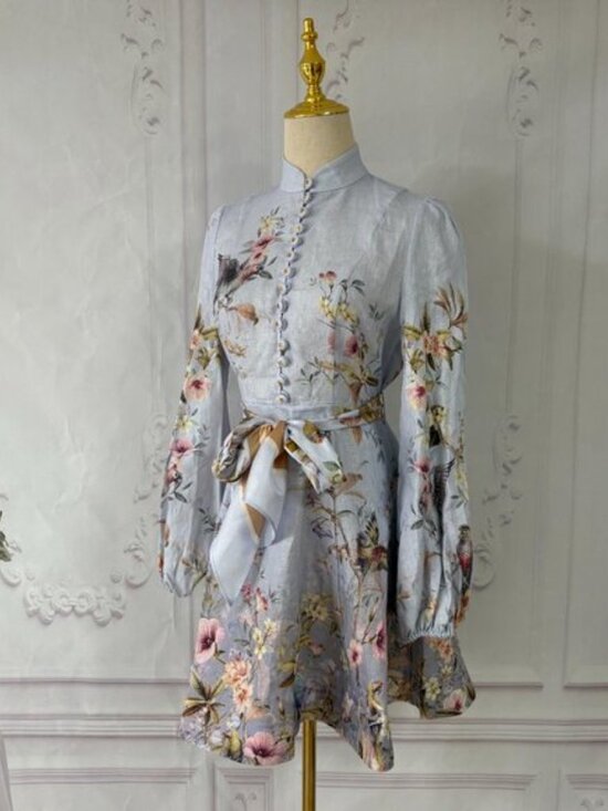 NWOT! Zimmermann Rebellion Button Mini Dress - Picture 7 of 13